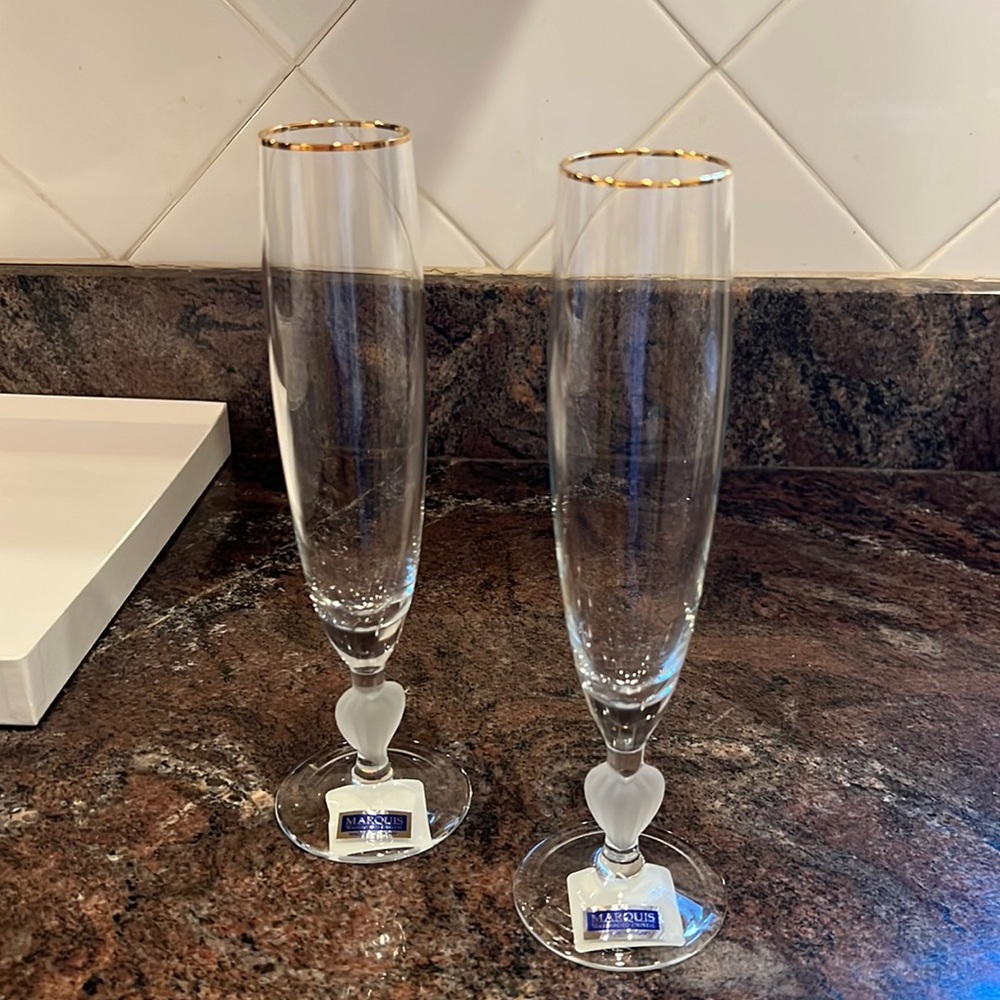 Waterford Champagne Flutes